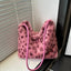 Leopard Furry Shoulder Bag - Korvel
