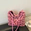 Leopard Furry Shoulder Bag - Korvel