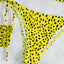 Leopard Print 3 Piece Swimsuit Set with Long Sleeves