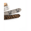 Trendy Leopard PU Leather Round Buckle Belt for Women