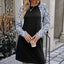 Leopard Round Neck Long Sleeve Dress - Korvel