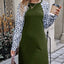 Leopard Round Neck Long Sleeve Dress - Korvel