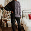 Leopard Round Neck Sweatshirt and Pants Lounge Set - Korvel