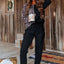 Leopard Round Neck Sweatshirt and Pants Lounge Set - Korvel