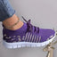 Leopard Round Toe Lace Up Athletic Sneakers
