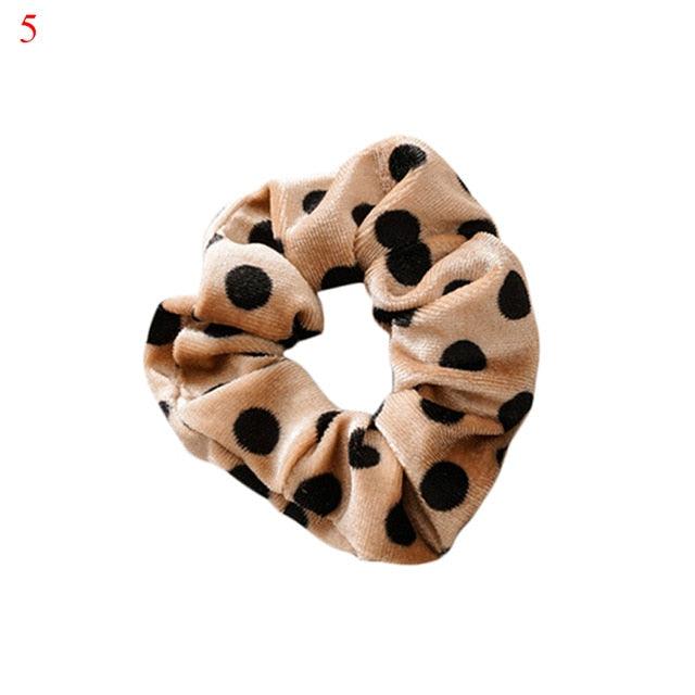 Chouchous en Velours Léopard - Accessoires Capillaires Élégants