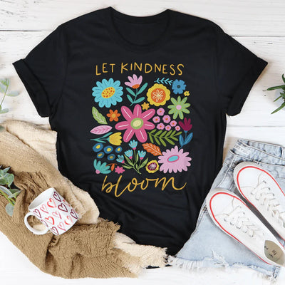 Camiseta "Deja que la bondad florezca"
