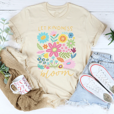 Camiseta "Deja que la bondad florezca"