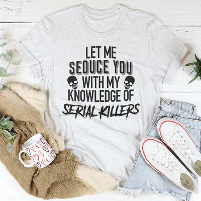 Intriguing Knowledge Tee for True Crime Enthusiasts