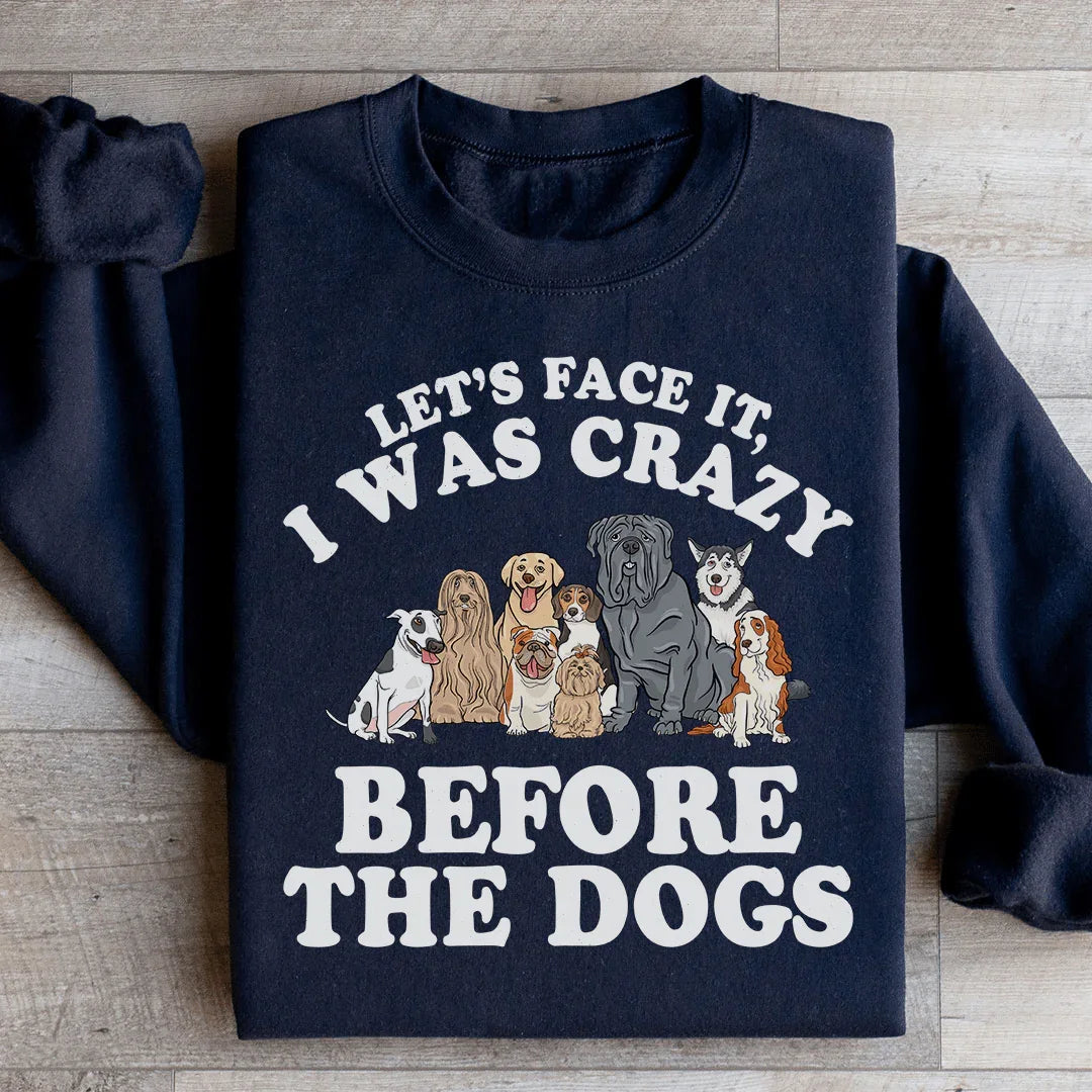 Seamos realistas: estaba loco antes de los perros. Sudadera