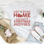 Quedémonos en casa y veamos películas navideñas (camiseta)
