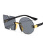 Stylish Rimless Irregular Design Sunglasses for Kids - UV Protection & Unique Look - Korvel