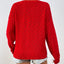 Letter Round Neck Long Sleeve Sweater - Korvel