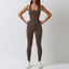 Premium One-Piece Yoga Jumpsuit Set