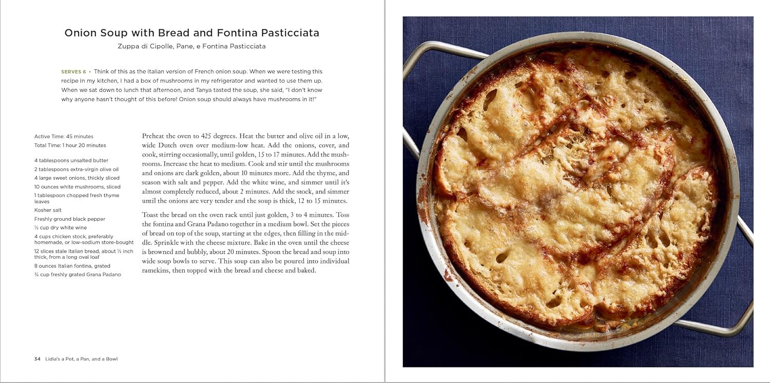 Lidia's One-Pot Wonders: Effortless Italian Recipes for Every Home Cook - Korvel