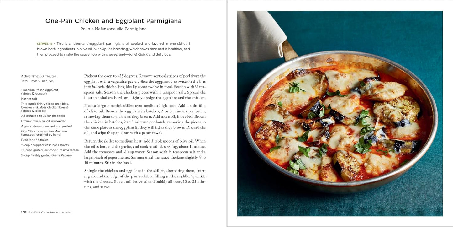 Lidia's One-Pot Wonders: Effortless Italian Recipes for Every Home Cook - Korvel