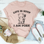 La vie est une soupe, je suis une fourchette Tee