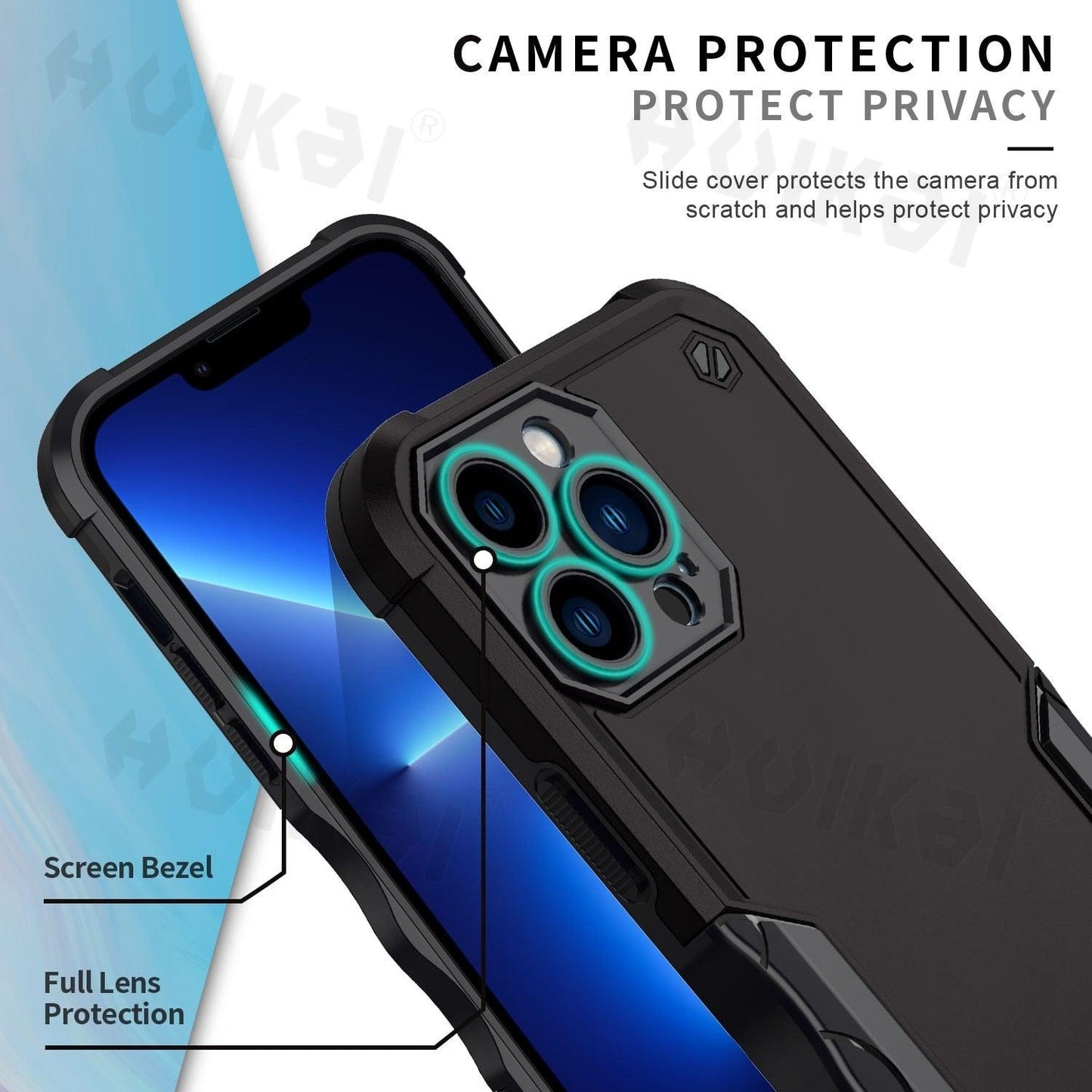 Coque antichoc Light-Armor pour iPhone 14 Pro Max et 13 Pro Max