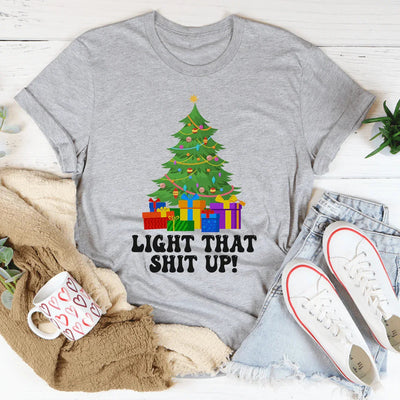 Camiseta "Ilumina ese árbol de Navidad"