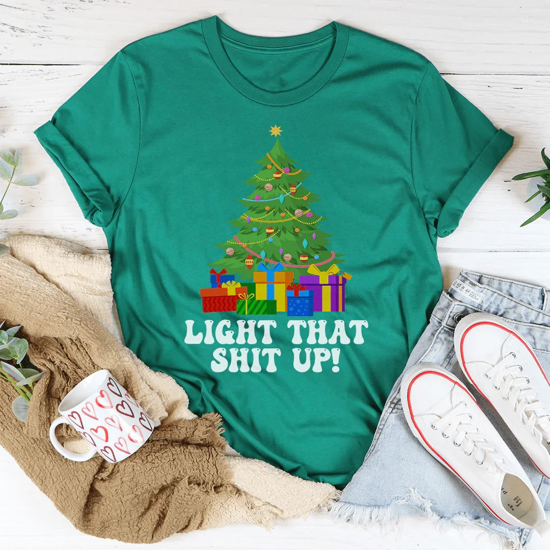 Camiseta "Ilumina ese árbol de Navidad"