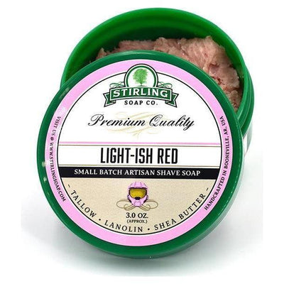 Collection de rasage Light-Ish Red de Stirling Soap Co.