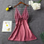 Elegant Pink Silk Bathrobe with Lace Trim for Women - Perfect for Bridesmaids and Lounging - Korvel