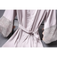 Elegant Pink Silk Bathrobe with Lace Trim for Women - Perfect for Bridesmaids and Lounging - Korvel