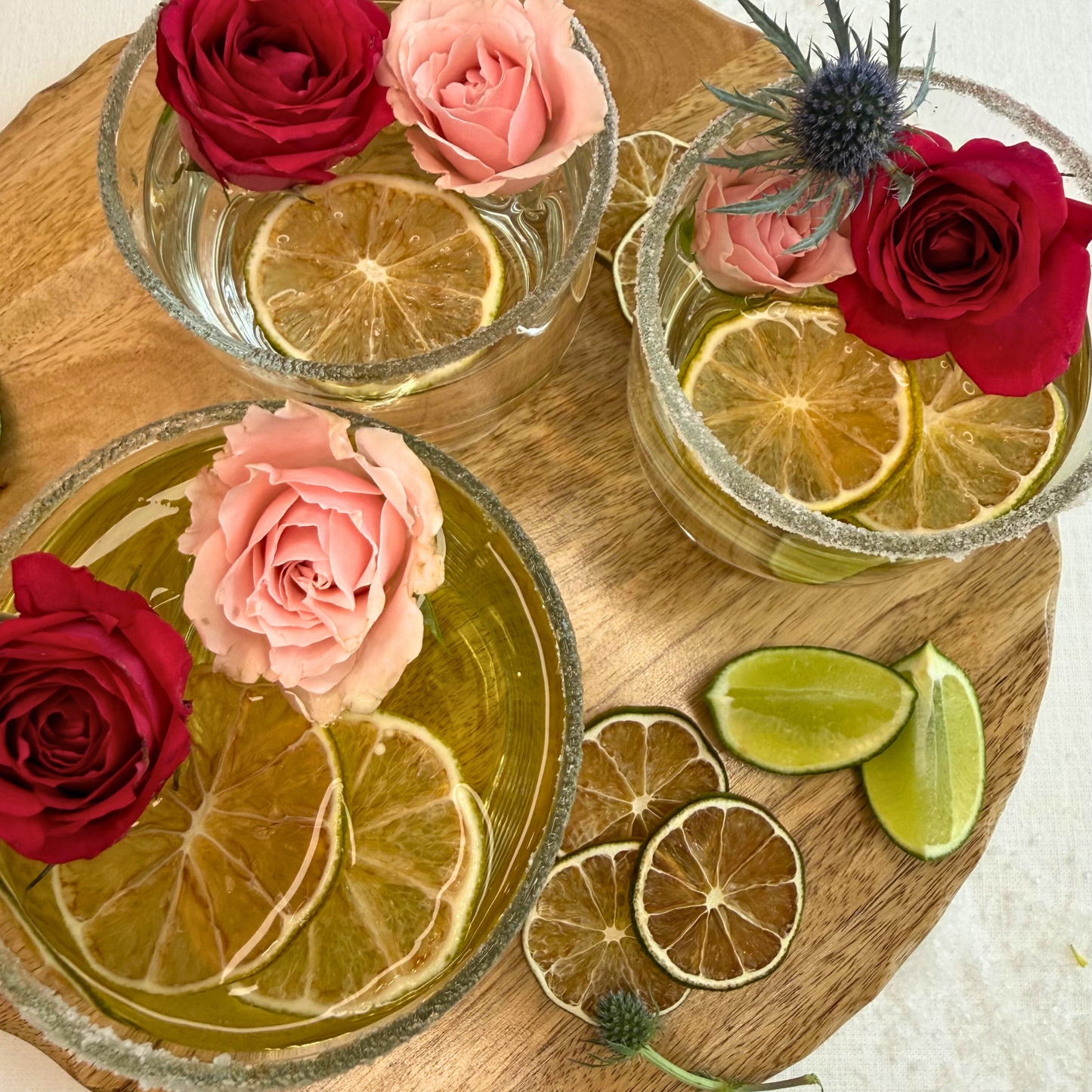 Tranches de citron vert déshydratées pour le bar et la décoration