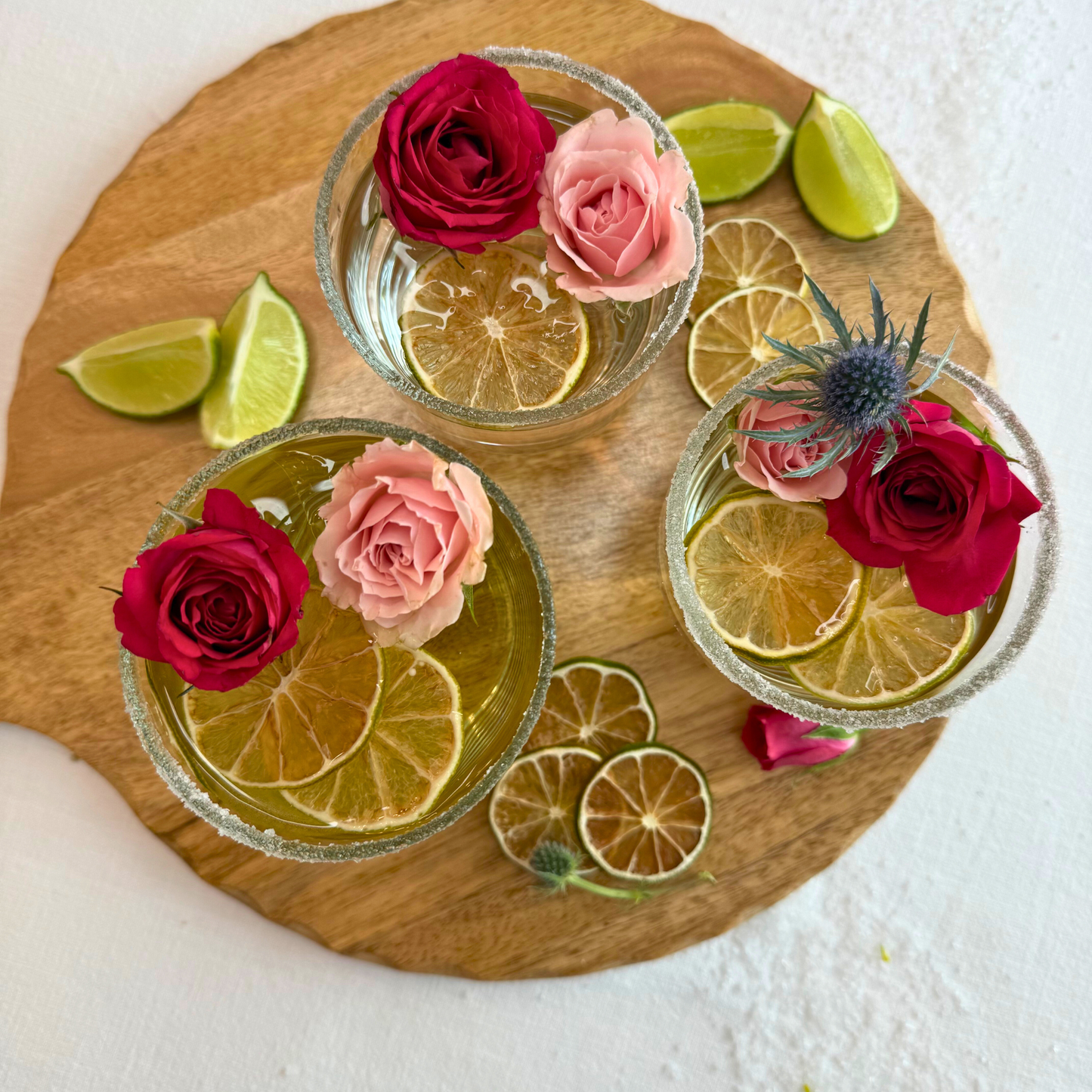 Tranches de citron vert déshydratées pour le bar et la décoration