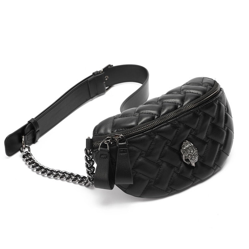 Lingge Chain Shoulder Bag Crossbody Bag Eagle Head Bag Chest Bag - Korvel