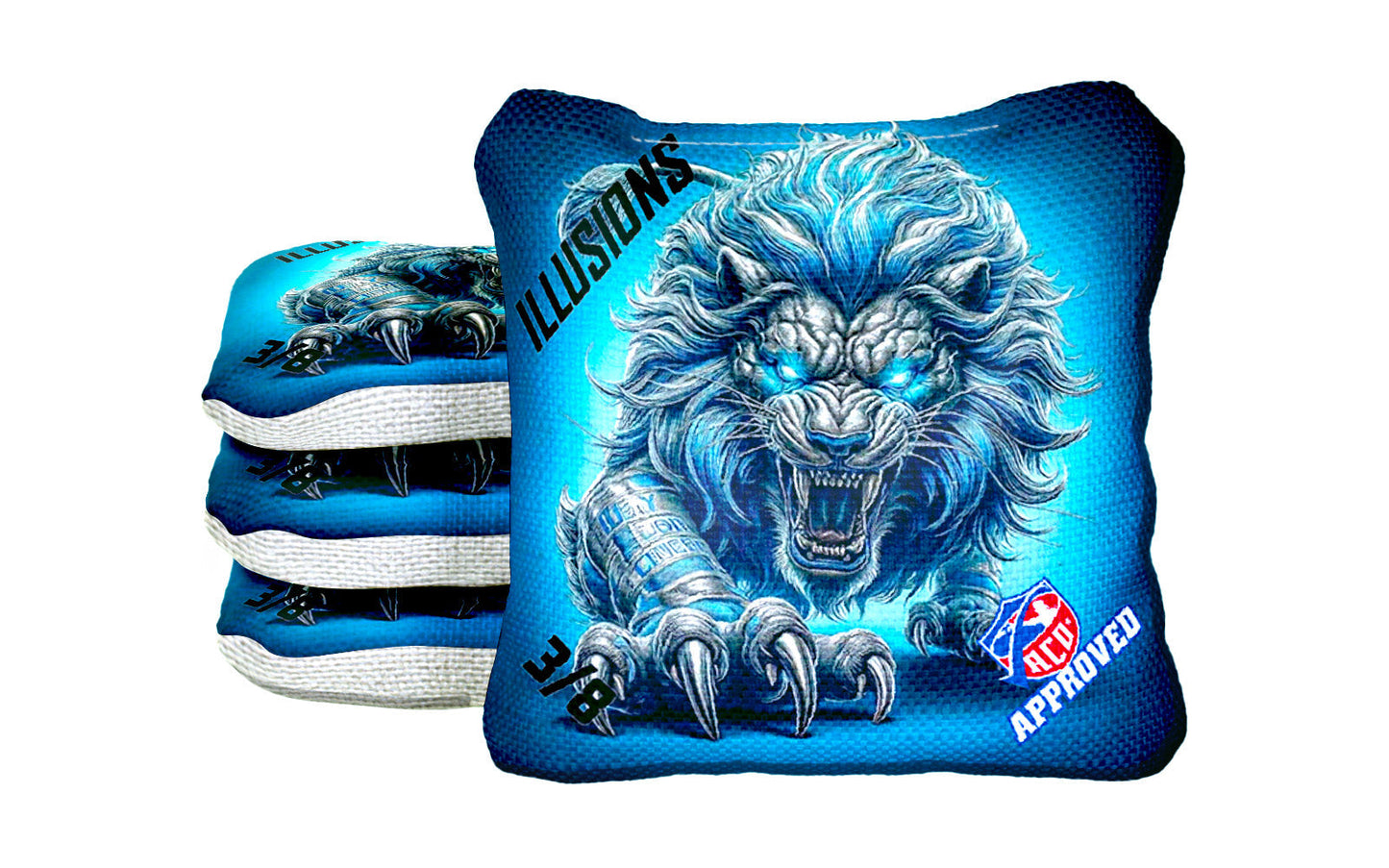 Premium Lion ACO Certified Pro Cornhole Bags - All Speeds Available - Korvel