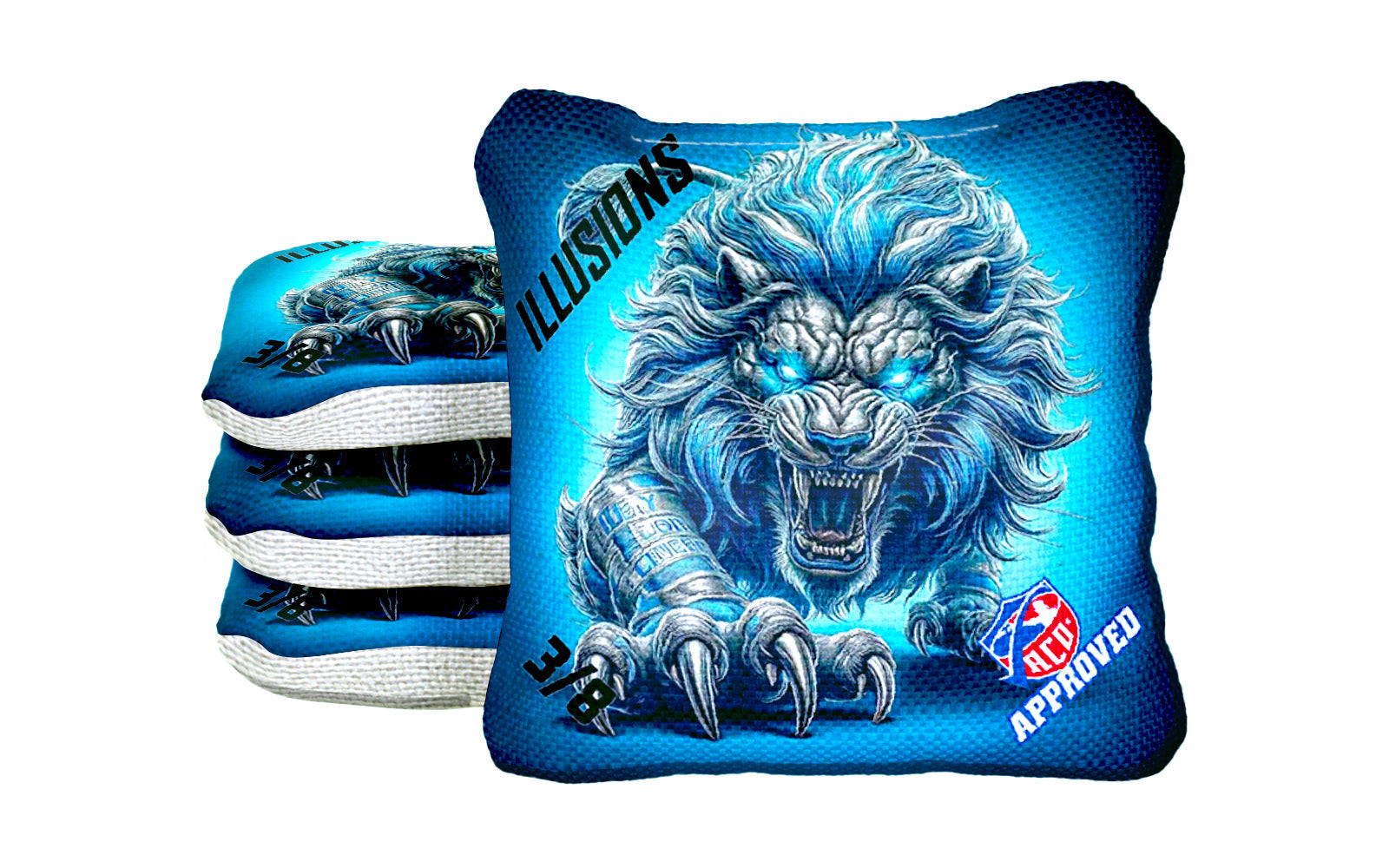 Premium Lion ACO Certified Pro Cornhole Bags - All Speeds Available - Korvel