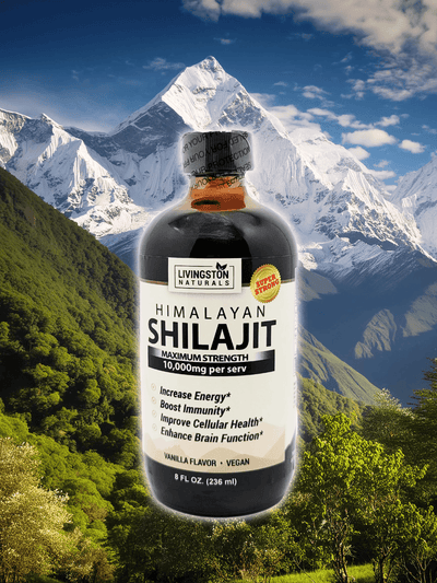 Supplément liquide de Shilajit himalayen à force maximale