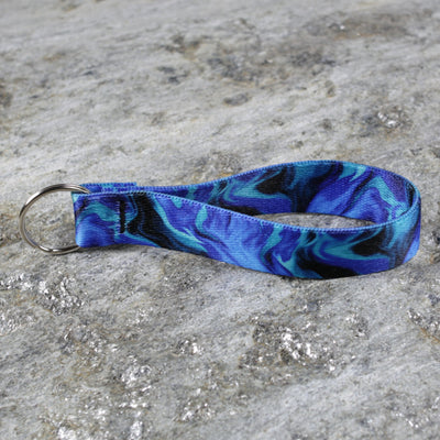 Liquid Blue Key Fob - Stylish Accessory for Bags