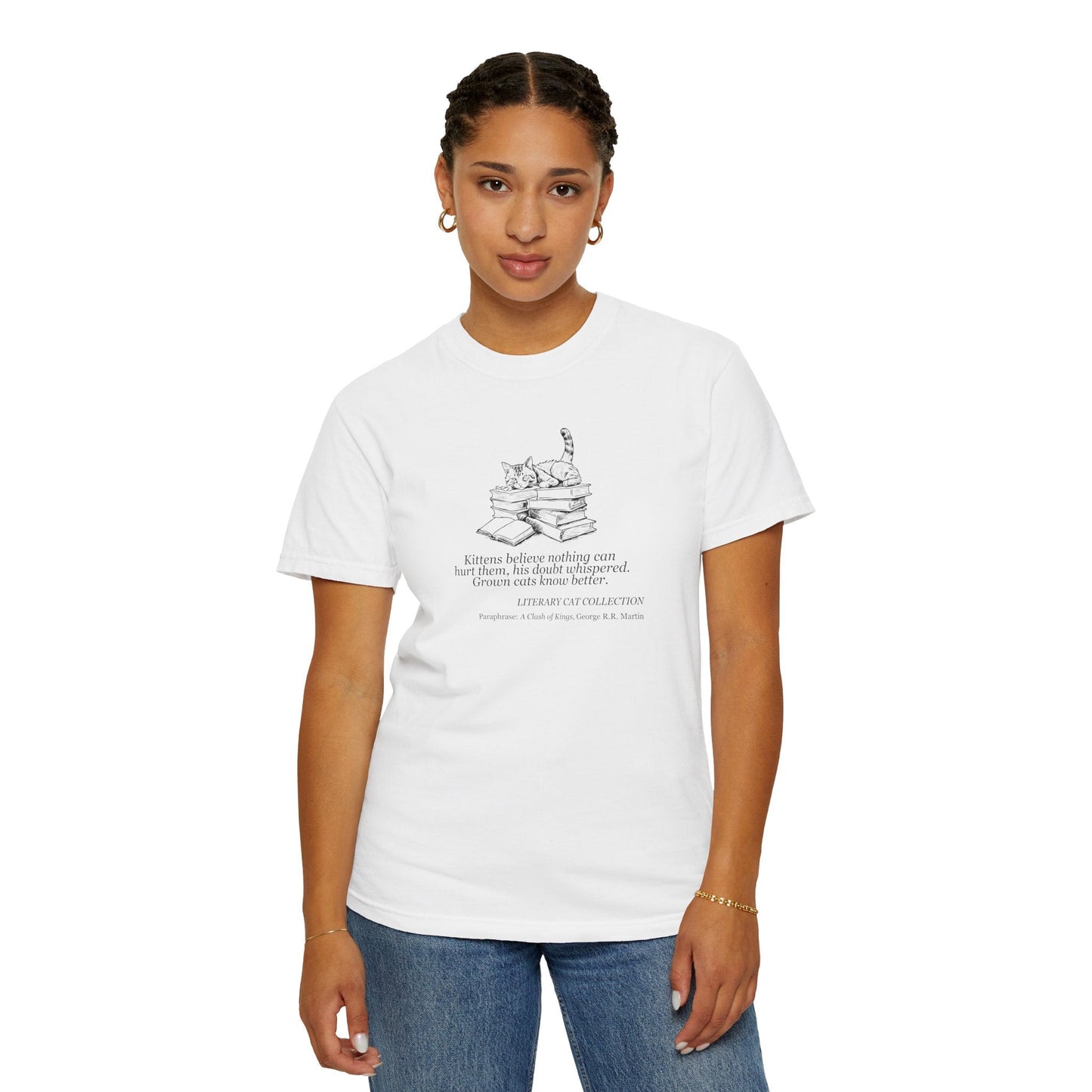 T-shirt unisexe Chat Littéraire - Une Confrontation des Rois