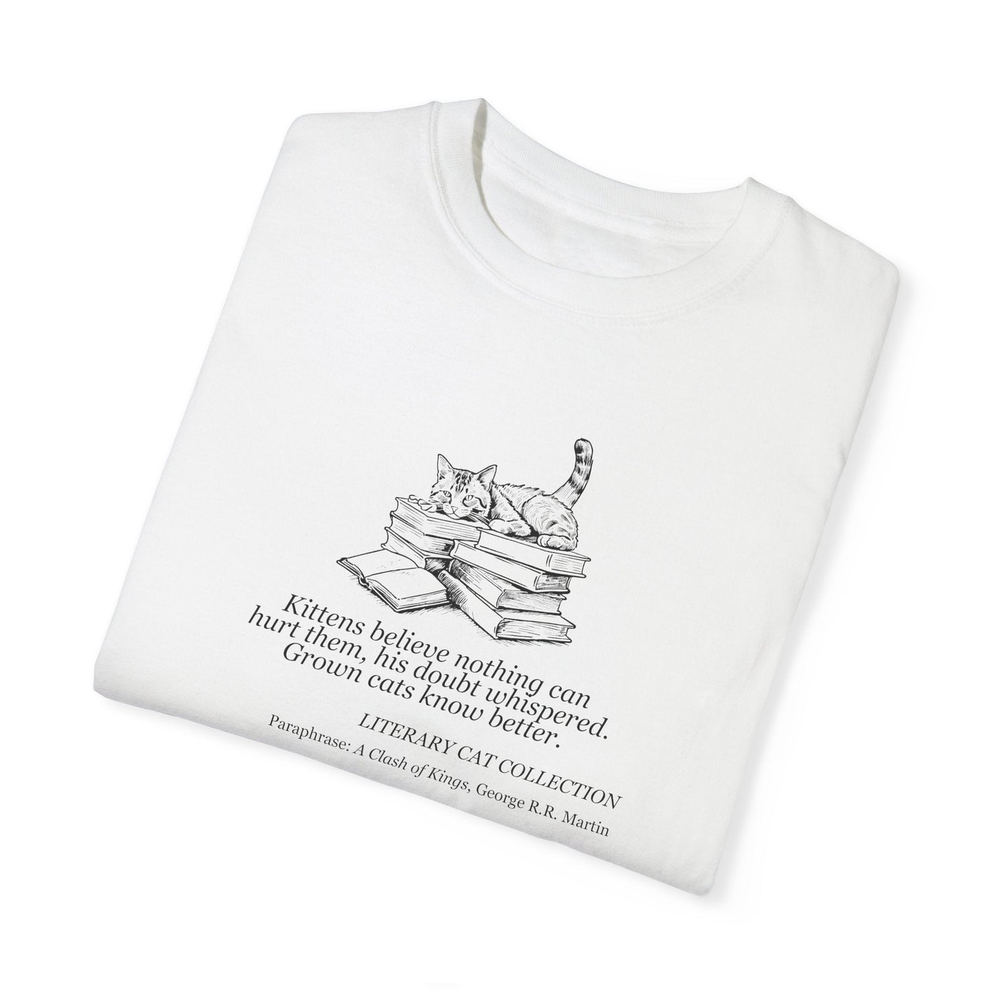 T-shirt unisexe Chat Littéraire - Une Confrontation des Rois