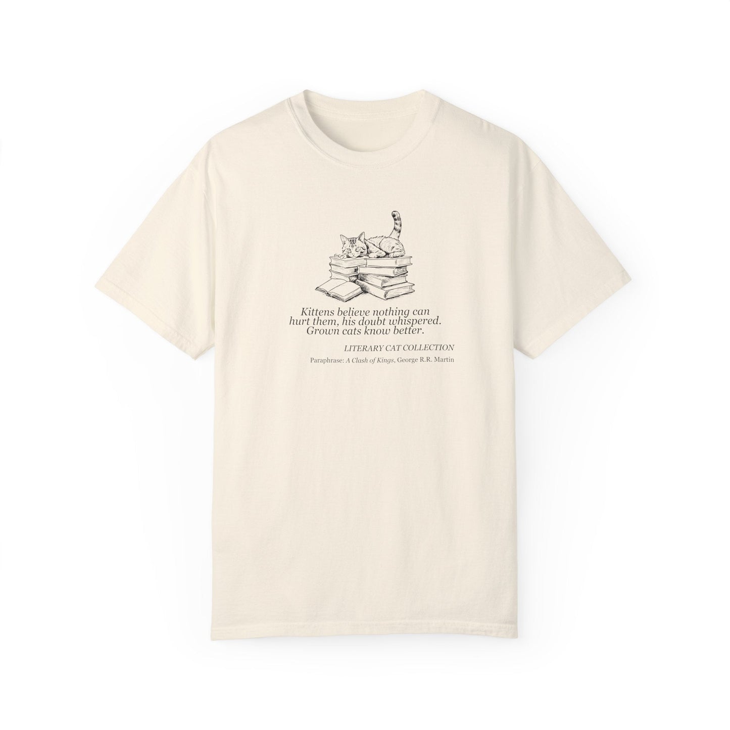 T-shirt unisexe Chat Littéraire - Une Confrontation des Rois