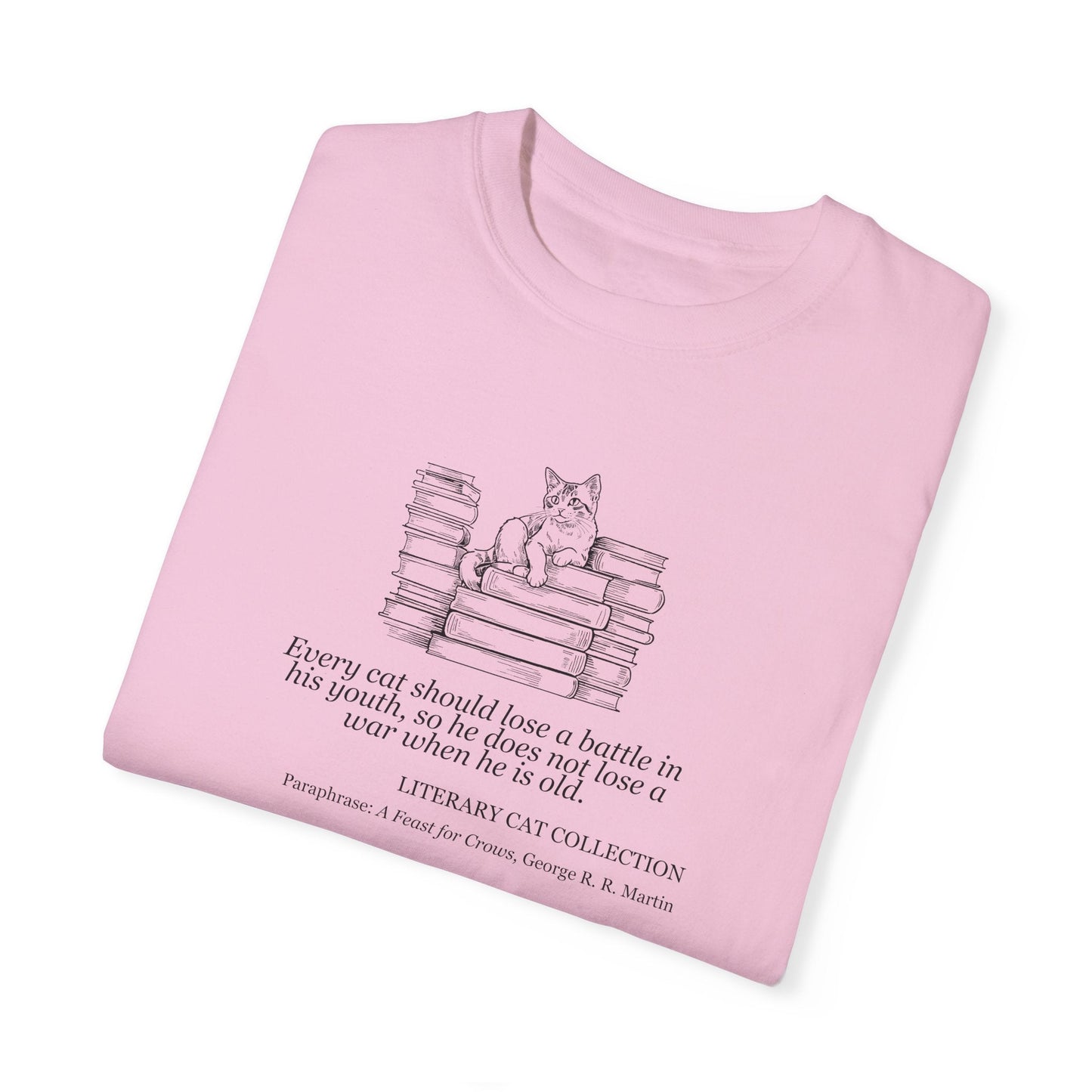 Camiseta Unisex Gato Literario - Un Festín de Cuervos