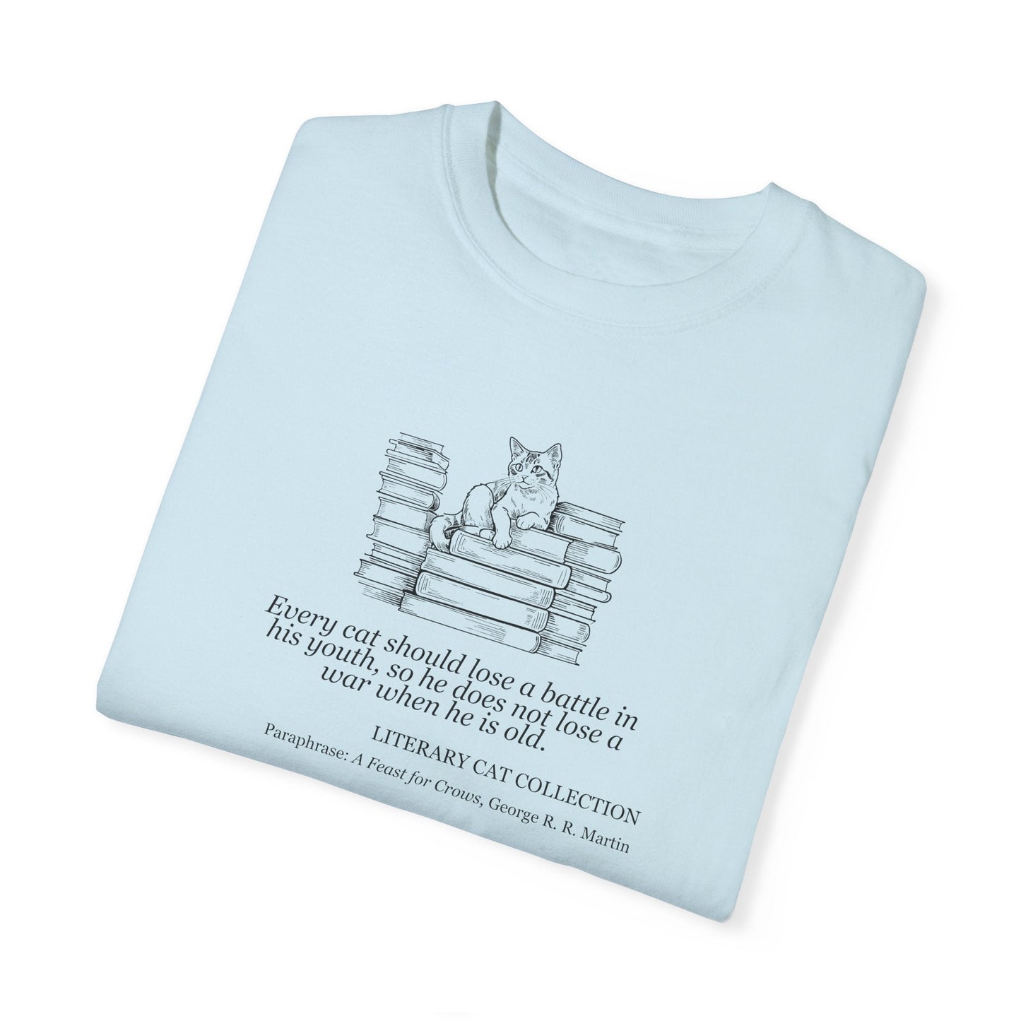Camiseta Unisex Gato Literario - Un Festín de Cuervos