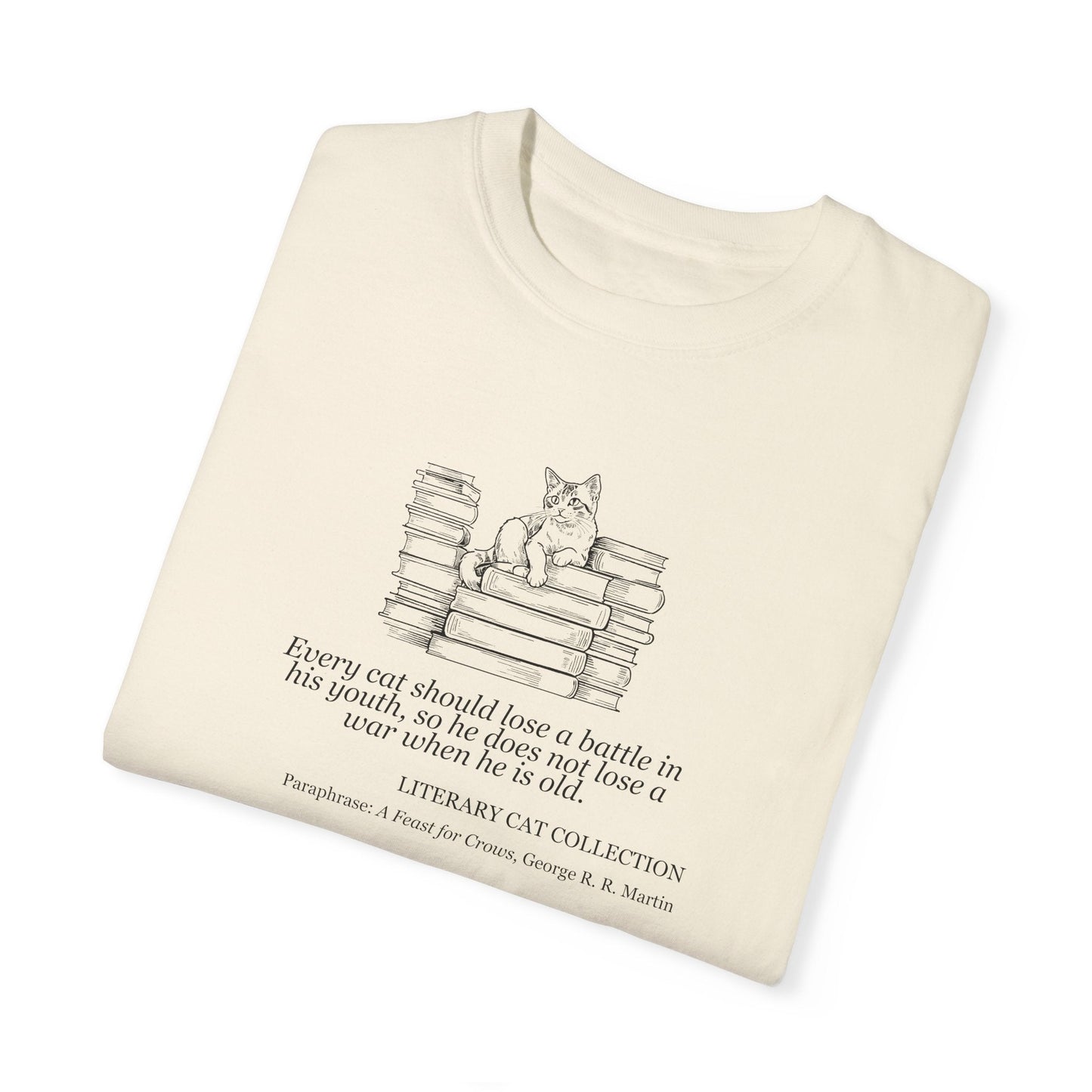 Camiseta Unisex Gato Literario - Un Festín de Cuervos