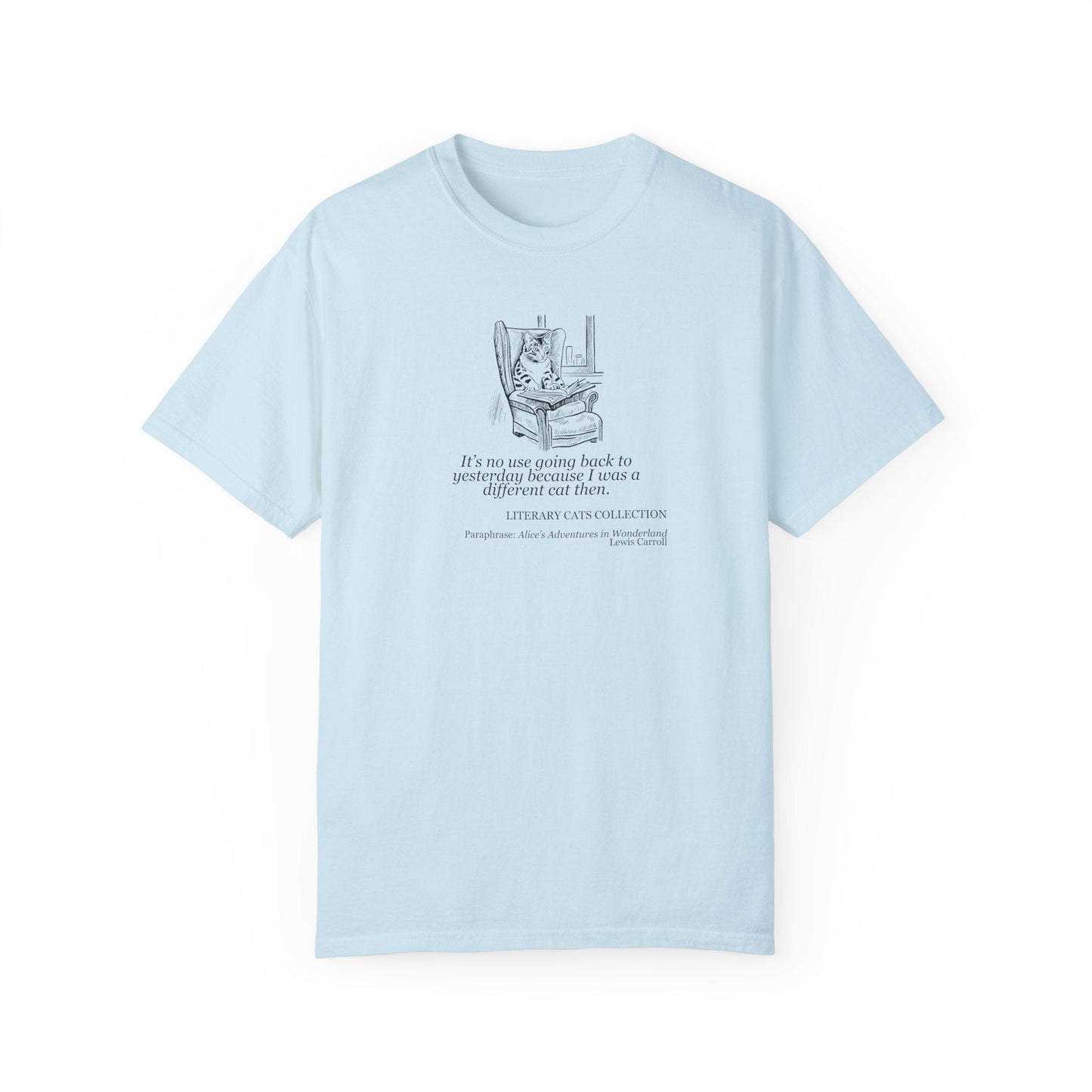 T-shirt unisexe Chat Littéraire - Alice au Pays des Merveilles
