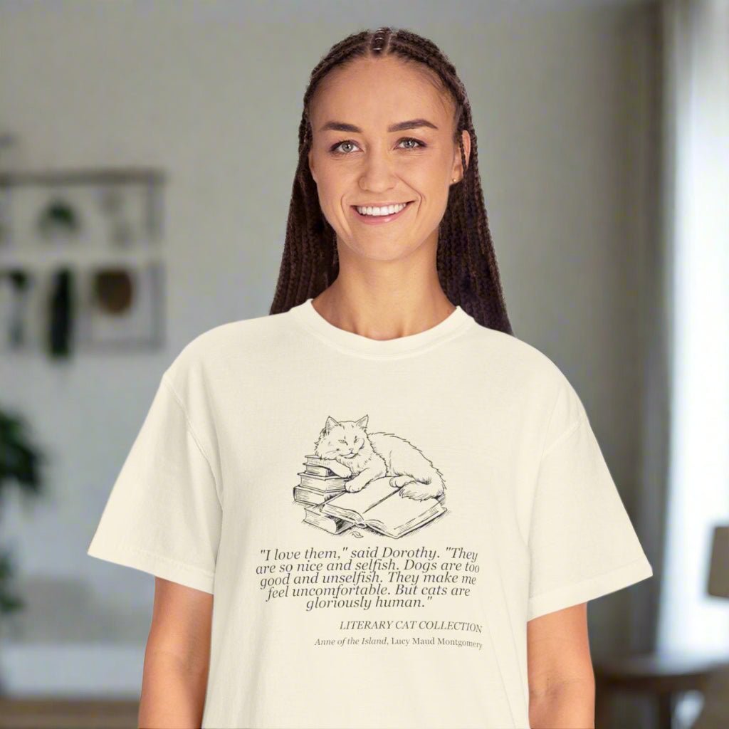 Literary Cat Unisex T-Shirt - Celebrate Your Love for Literature