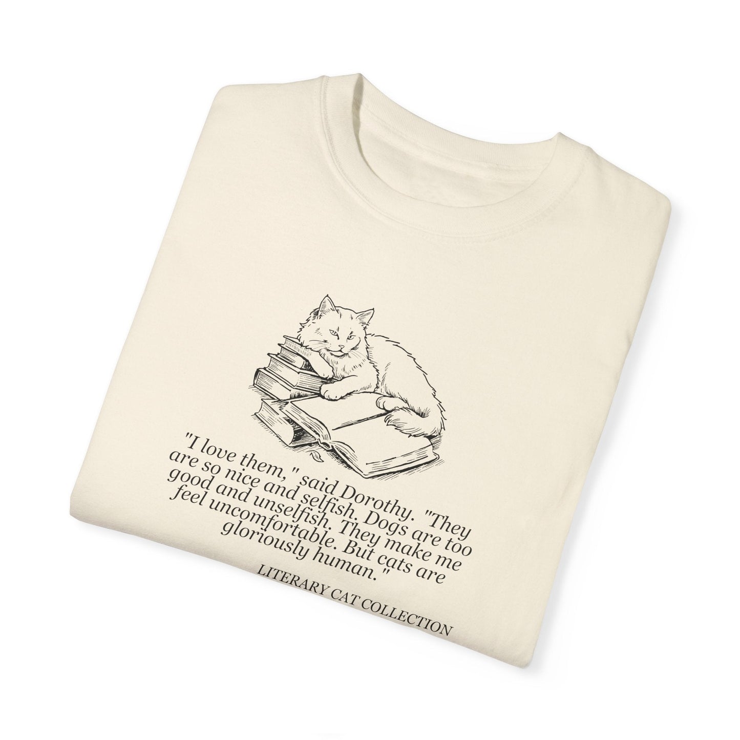 Literary Cat Unisex T-Shirt - Celebrate Your Love for Literature