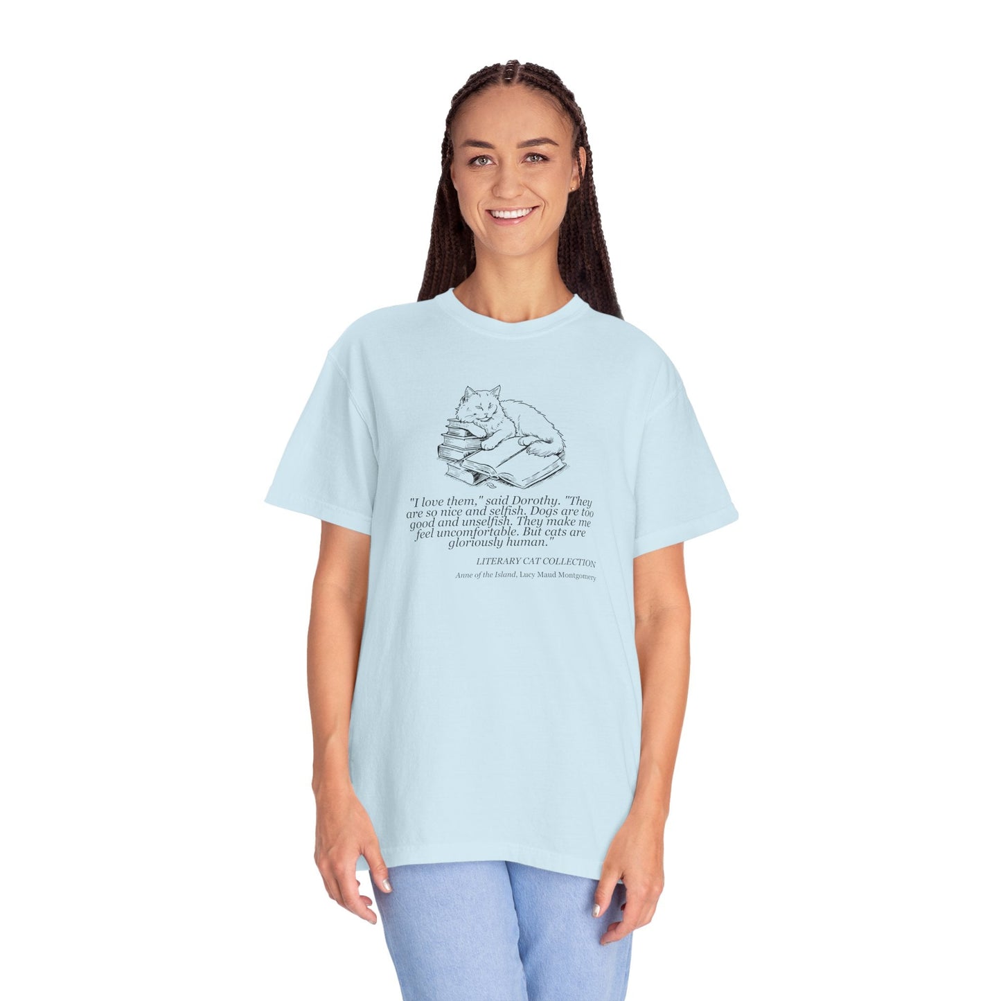 Literary Cat Unisex T-Shirt - Celebrate Your Love for Literature