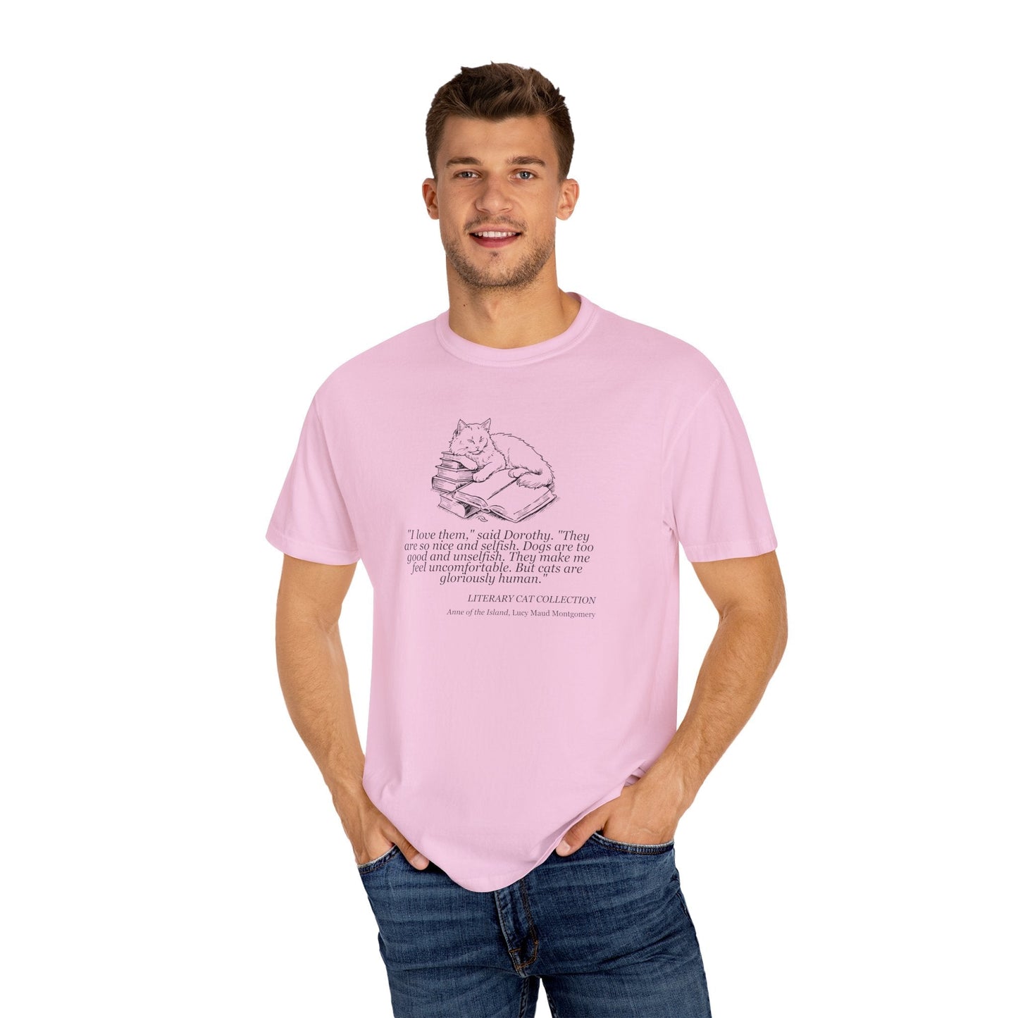 Literary Cat Unisex T-Shirt - Celebrate Your Love for Literature