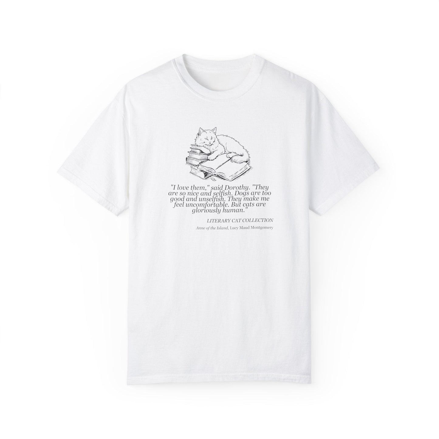 Literary Cat Unisex T-Shirt - Celebrate Your Love for Literature