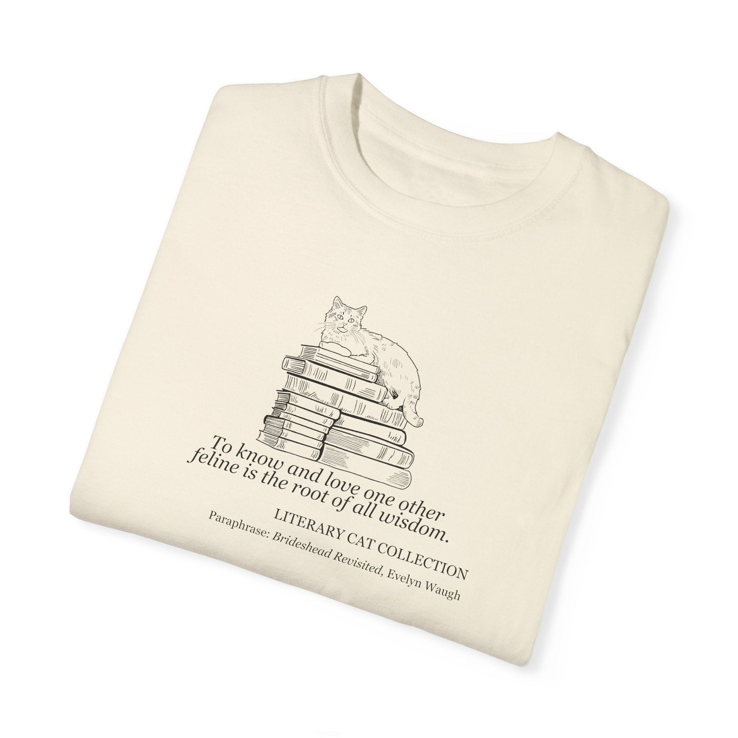 Camiseta Unisex Gato Literario - Brideshead Revisited