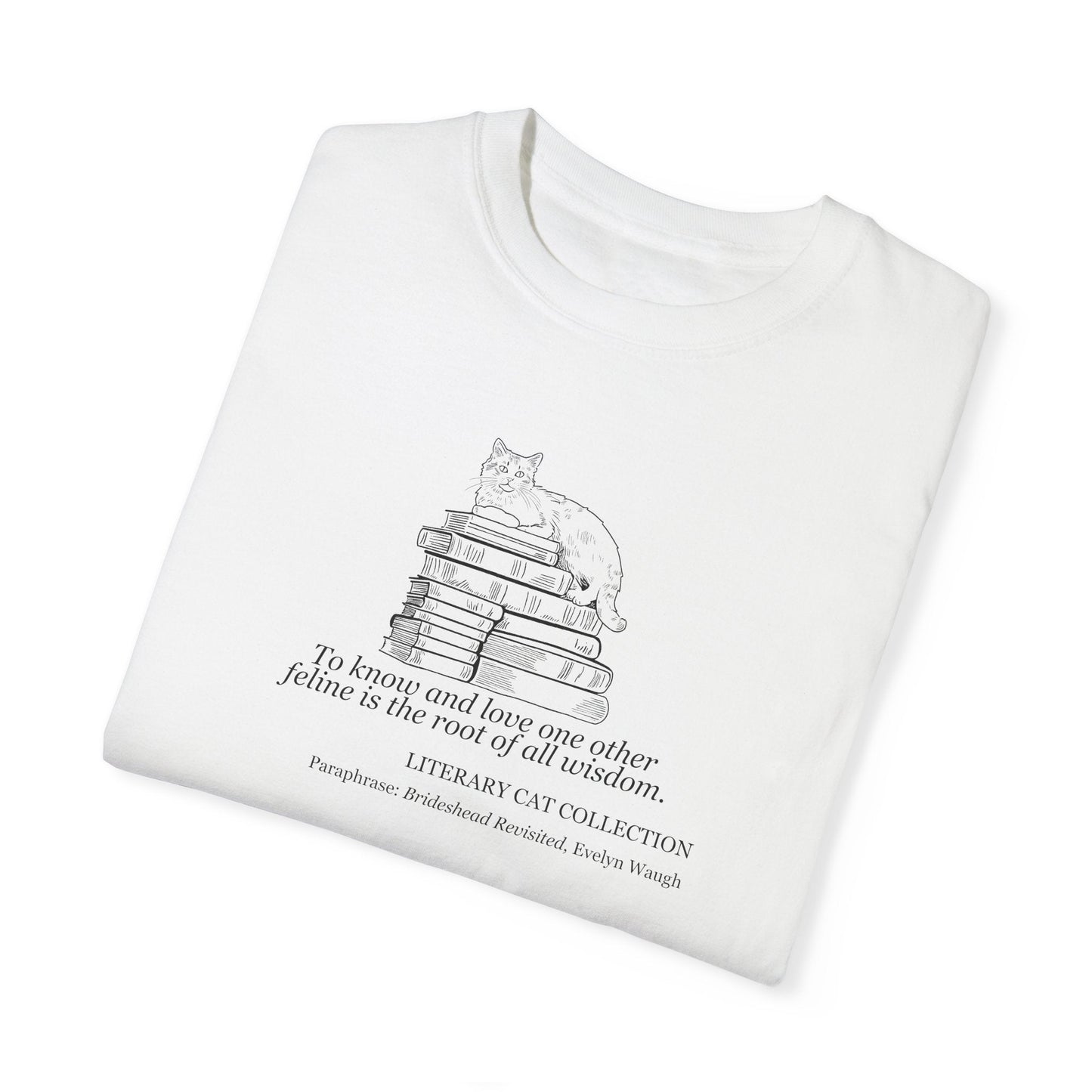 Camiseta Unisex Gato Literario - Brideshead Revisited