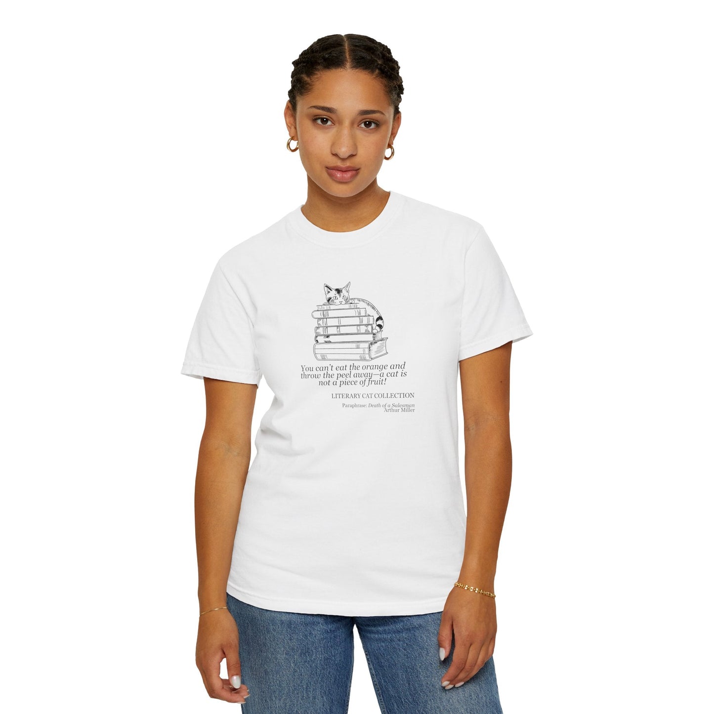 Literary Cat Unisex T-Shirt - Death of a Salesman