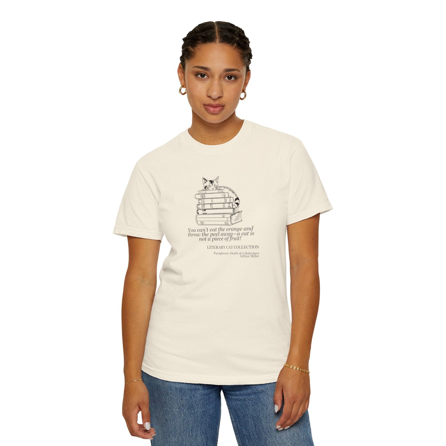 Literary Cat Unisex T-Shirt - Death of a Salesman